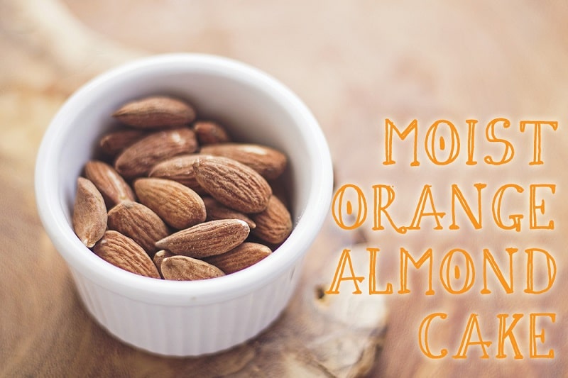 almonds moist almond cake